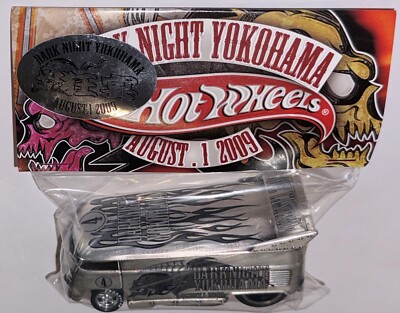 Silver VW Drag BUS Hot Wheels 2009 Japan Convention - Dark Night