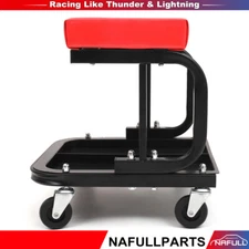 Mechanic Creeper Rolling Seat Work Shop Repair Stools Roller Chair New