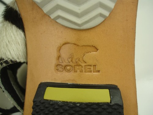 Women's 7 M Sorel Summer II Sandals Thong Zebra Print Hair Calf Lace-Up Booties - Picture 6 of 11