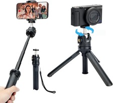 2 in 1 Extendable Mini Vlogging Tripod  Extendable Mini Tripod  Selfie Stick