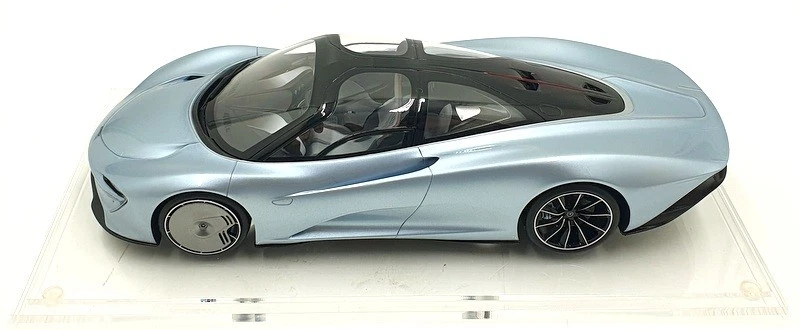 TSM Model 1/18 Scale 25425A - McLaren Speedtail - Light Blue - Image 3 of 4