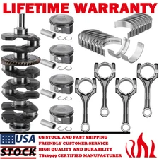 Crankshaft & Rods & Bearings & Pistons For Toyota Camry Solara Rav4 Matrix 2.4L