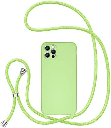 Slim Adjustable Crossbody Lanyard Case for iPhone 13 Pro in Soft Silicone
