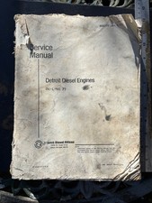GM671 71 series workshop manual Detroit Diesel service and operators boat truck