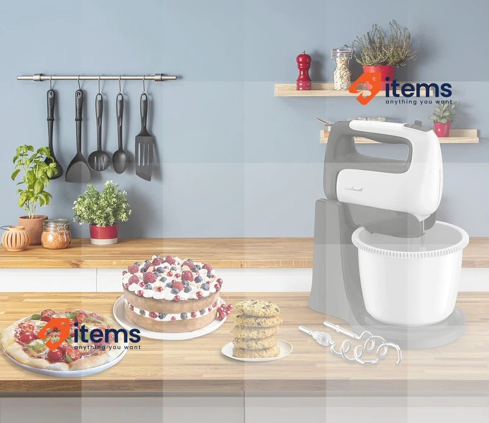 Moulinex HM4641 Prepmix Eléctrico Mano Batidora Potente 2.5L Blanco / Negro - - Imagen 2 de 4