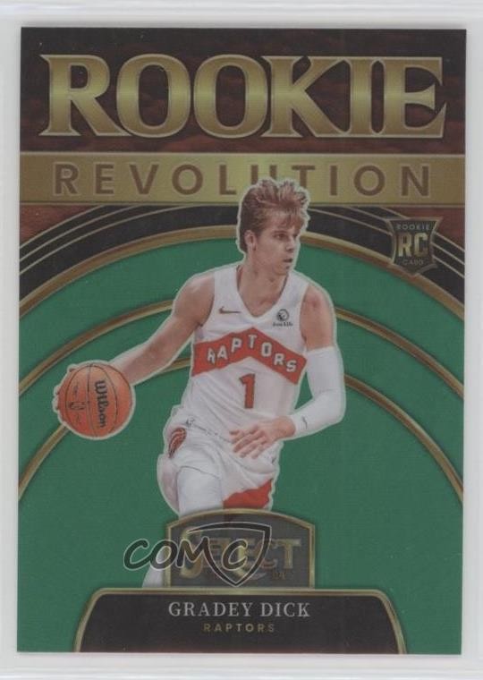 2023-24 Panini Select Rookie Revolution Green Prizm Gradey Dick #22 2o7