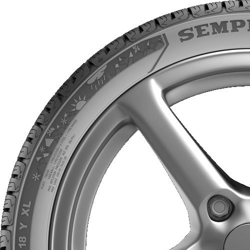 Semperit All Season-Grip 2 pneu 225/50 R17 renforcé XL avec protection de jante intégrée