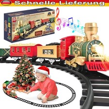 Elektrischer Zug Set Eisenbahn Spielzeugbahn mit Licht und Sound f&uuml;r Kinder