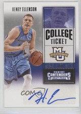 2016 Panini Contenders Draft Picks College Ticket Henry Ellenson #105 Auto 2r7
