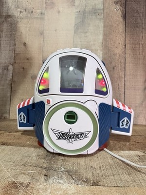 Disney Toy Story Buzz Lightyear CD Boombox Player TS500B MP3 Phone Input Tested
