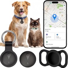 1PC GPS Tracker for Pets Dogs Cats Keys Smart Collar IP67 Works with iOS Find My