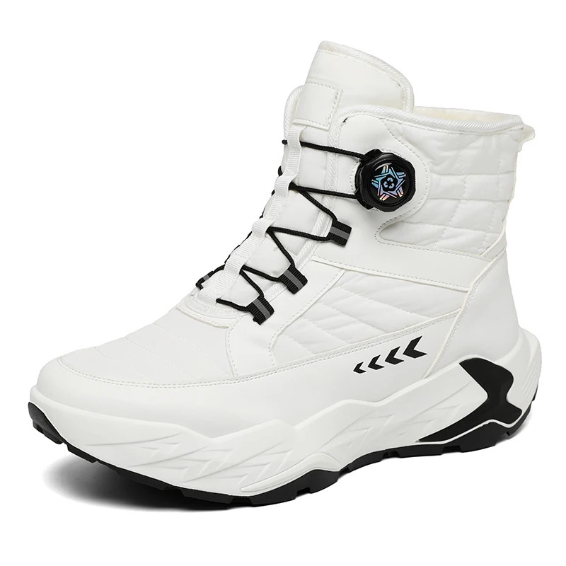 's High-top Plush Warm Cotton Boots Winter Non-slip Outdoor Casual Snow Shoes