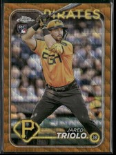 2024 Topps #281 Jared Triolo Gold Refractor Rookie /50