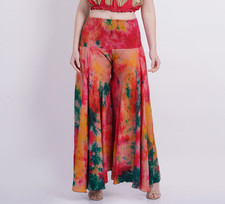 Women's Tie dye Silk Palazzo Pant Smocked Plus size Pant Wholesale mix Lot 5pc