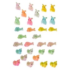 10 Count Small Whale with Glow in the Dark for Creative Decorations Phone Case