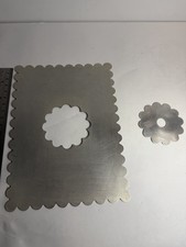 Metal scallop design Template, Stencil Tool for crafts, drawing