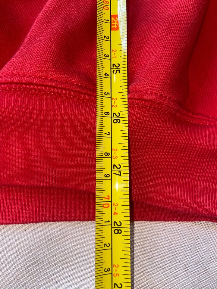 Guess Sportswear Classic 90’s Embroidered Crewneck Sweatshirt L Red Dadcore - Image 3 of 4