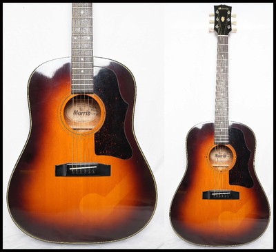 ☆MORRIS WG-30 アコースティックギター モーリス☆ Acoustic Guitar Morris WG-30 Sunburst Rosewood Fingerboard Made in