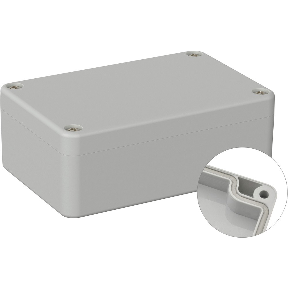 TRU COMPONENTS  TC-9065596 Industrie-Gehäuse 98 x 64 x 36.4  ABS  Lichtgrau (...