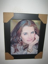 Brooke Shields signed framed photograph 8x10 inches with CoA