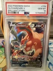 2022 Pokemon Charizard v Brilliant Stars Full Art Card 154/172 PSA 10