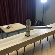 Piano Adjustment Tool Metal Keyboard Screw Wrench Slim for Tuning Professionals