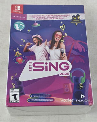 SW Let's Sing 2025 *2-Mic Bundle*NEW*Free Shipping*