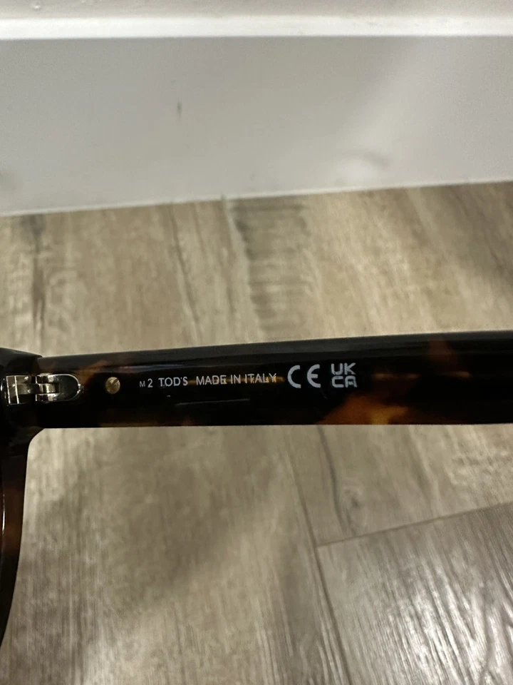 Женские круглые солнцезащитные очки TOD'S коричневые/черепаховые/золотистые TO-315D 55B 57[]17-140 - Изображение 3 из 4