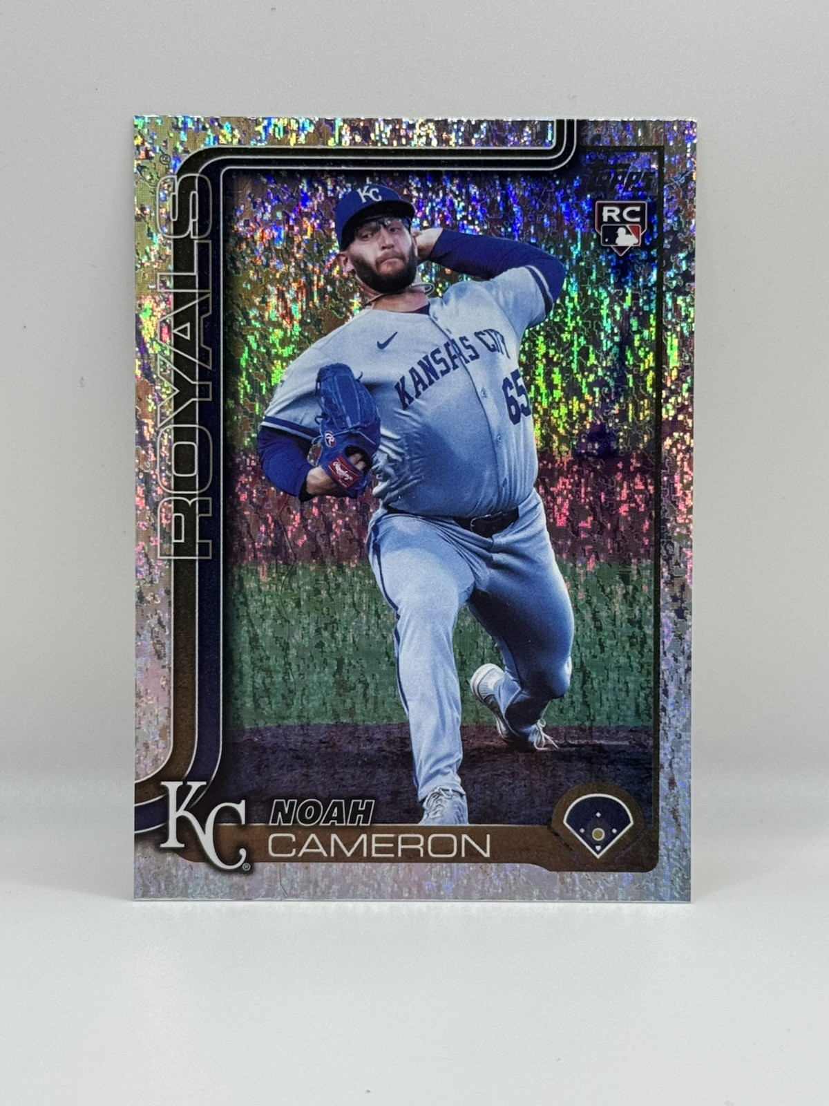 2025 Topps Update Noah Cameron #US65 Sandglitter True Rookie Royals (RC)