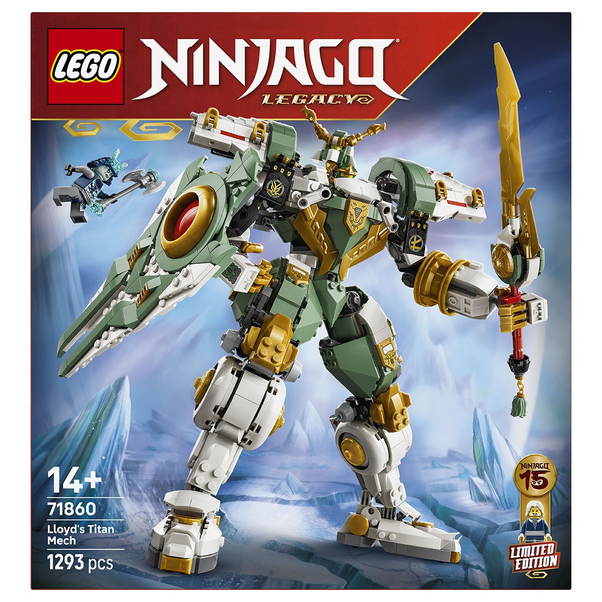 LEGO Ninjago Lloyd's Titan Mech 15th Anniversary Construction Set 71860 - Image 5