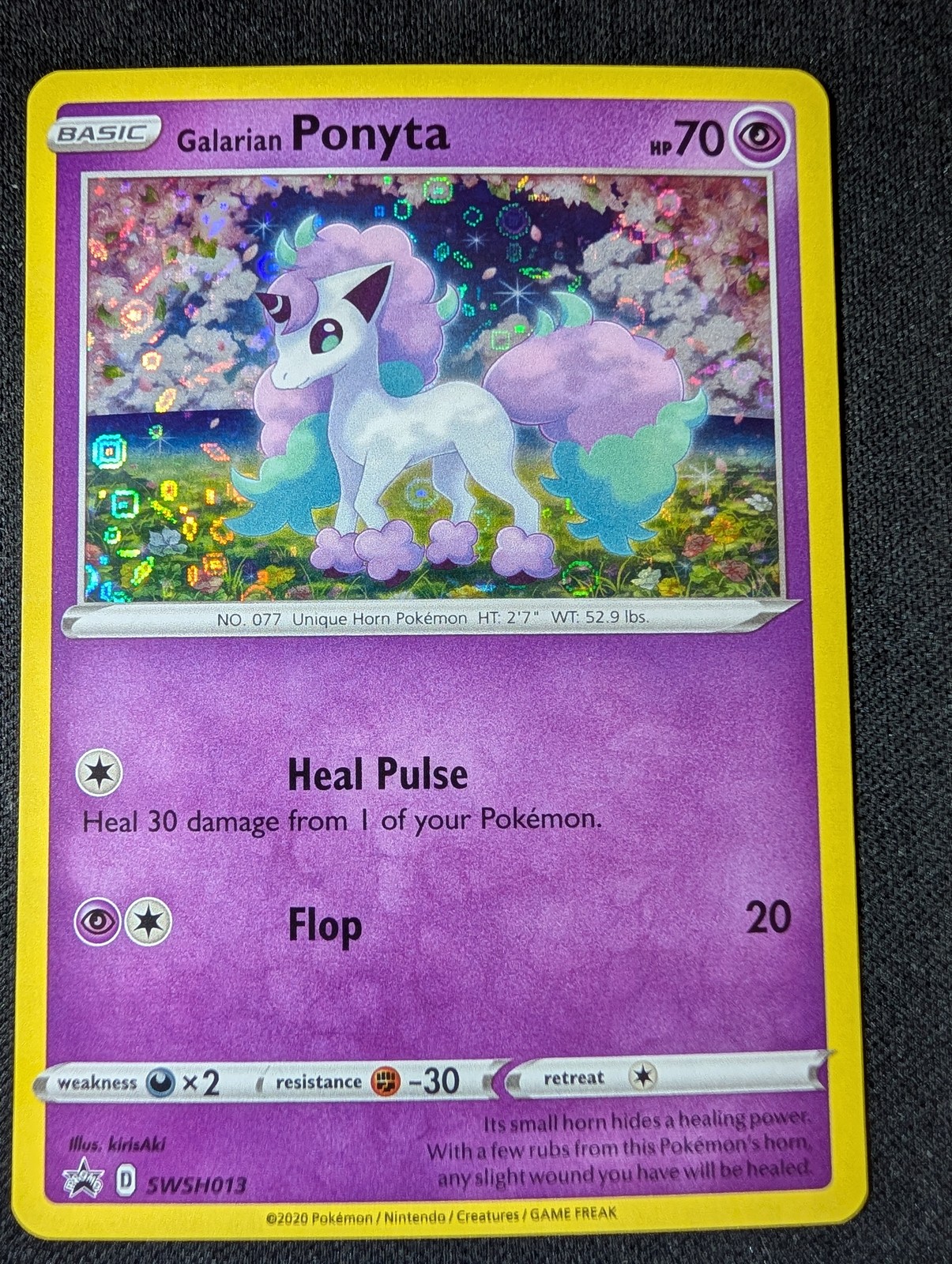Galarian Ponyta SWSH013 NM Pokémon TCG SWSH: Sword & Shield Promo Cards