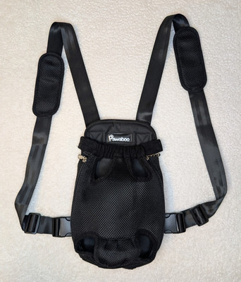 PAWABOO Pet Carrier Backpack, Adjustable Pet Front Cat Dog Carrier Size Medium