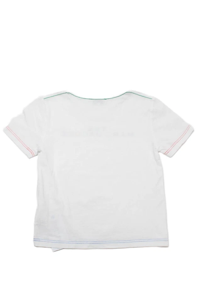 Marc By Marc Jacobs Girls Crewneck Short Sleeves Graphic T-Shirt White Size 8 - Image 4 of 4