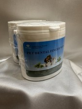 Package of 2 Morikey Pet Dental Finger Wipes Gentle Formula for Dogs Cats