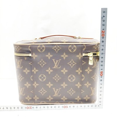 ドッグ Louis Vuitton LV Vanity Bag M42265 Nice BB Brown Monogram