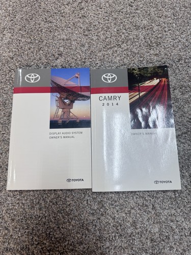 TOYOTA DISPLAY SISTEMA DE NAVEGACIÓN DE AUDIO MANUAL DEL PROPIETARIO GUÍA DEL USUARIO FABRICANTE DE EQUIPOS ORIGINALES 2014 CAMRY - Imagen 1 de 3