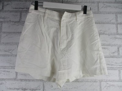 Meshki womens Jadri linen shorts white M, 8/10?  new