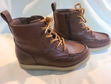 Cat and Jack Size 1 Brown Zip-up Boot