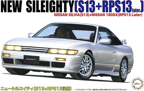Fujimi ID-67 1/24 Scale Model Kit New Sileighty Nissan 180SX Silvia S13 Sil80 - Picture 1 of 3