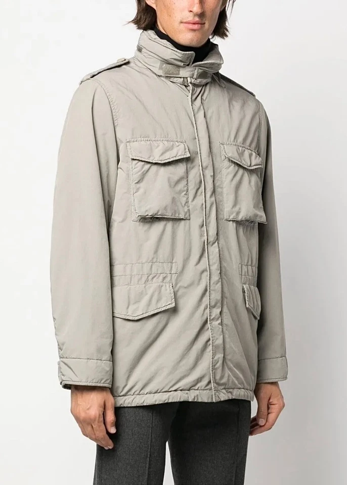 Chaqueta Militar Alberto Aspesi Newcamp M65 Escudo Multibolsillo Tipo Talla L Foto 4 de 4