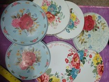 Lot Of 7 THE PIONEER WOMAN Electric Burner COVERS Metal FLORAL Round