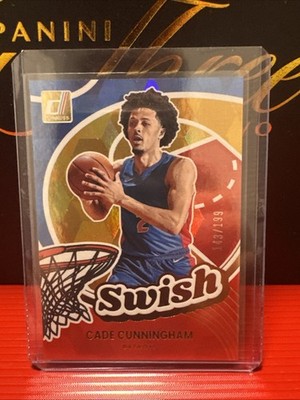 2021-22 Panini Donruss Cade Cunningham Swish /199