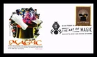 DR JIM STAMPS US COVER ART OF MAGIC ILLUSION OF MOVEMENT FDC PANDA CACHET