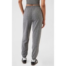 NWOT GapFit Sz S Charcoal Grey Lightweight Brushed Jersey Joggers 26" Inseam