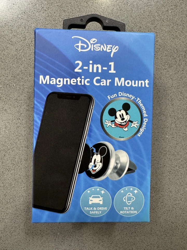 Disney 2 In 1 Magnetic Car Mount Dash Or Vent New In Box - Image 3 of 3