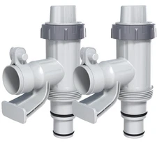 [ Patented ] Plunger Valve Plus with Pool Hose Adapter and Pool Pipe Holder, ...