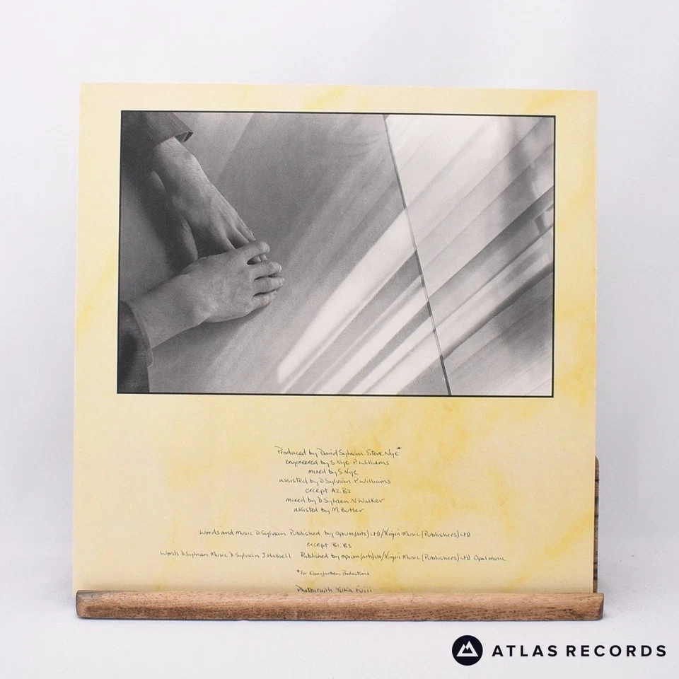 David Sylvian Brilliant Trees A-4 B-5 Townhouse LP Album Vinyl Record - EX/EX - Image 4 of 4