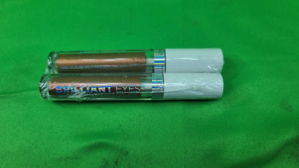 LOT OF 2 L'Oreal Brilliant Eyes#490 Crushed Copper Liquid Eyeshadow New & Sealed - Image 2 of 4