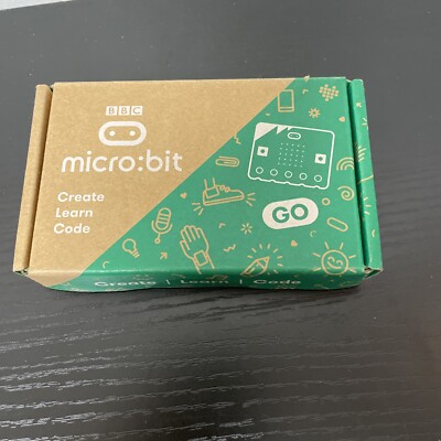 BBC Micro Bit V2.1 Go Kit - Includes micro:bit Board, MicroUSB Cable, and Bat...