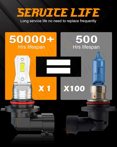 For Dodge Journey 2010-2019 Combo 6x LED Headlight High Low Beam Fog Light Bulbs - Foto 9 di 9